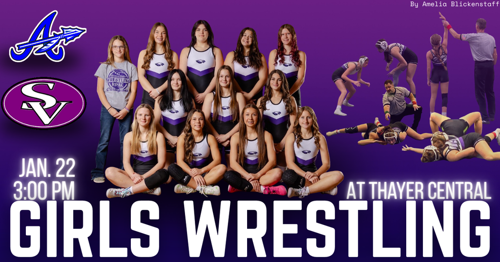 girls wrestling at thayer central