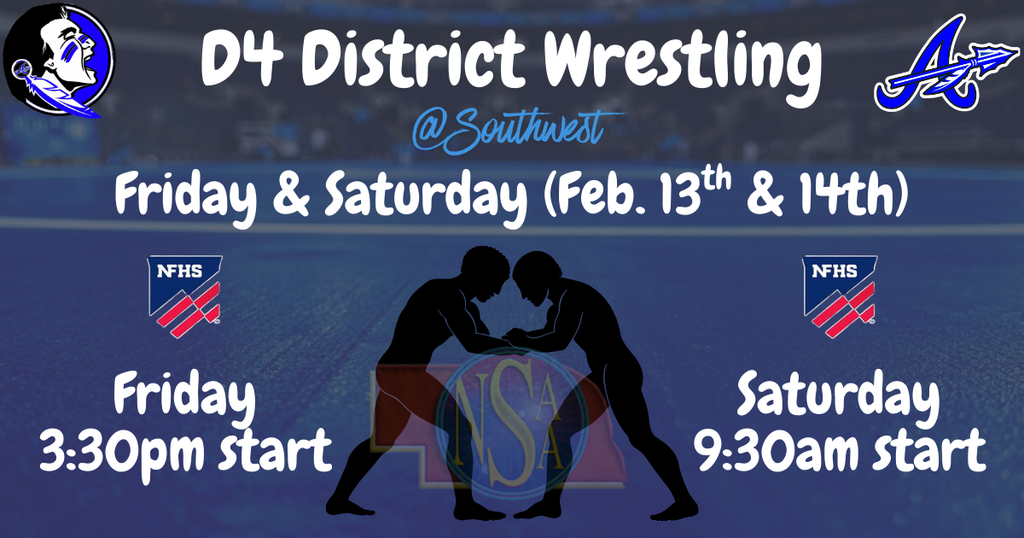 district boys wrestling at southwest