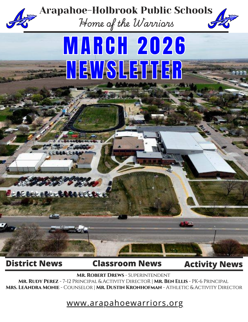 march newsletter - title page