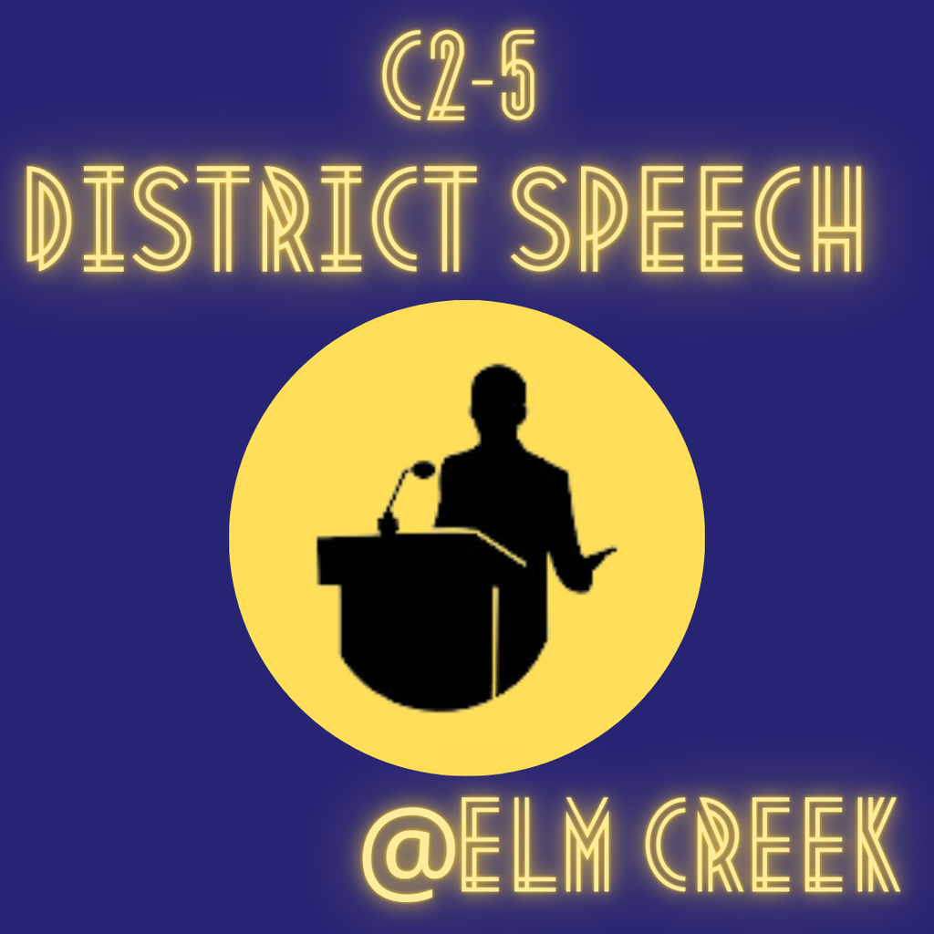 district speech at elm creek