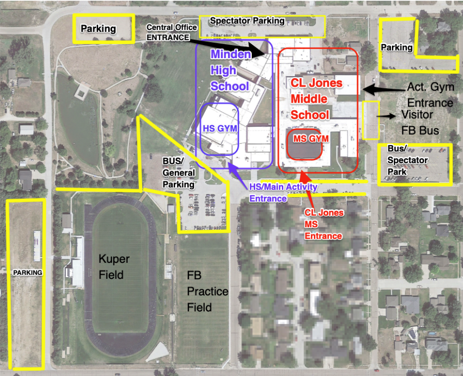 parking map - minden