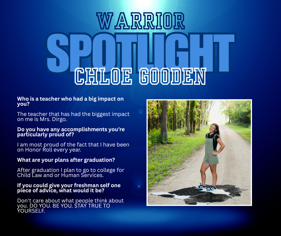 senior spotlight - chloe gooden