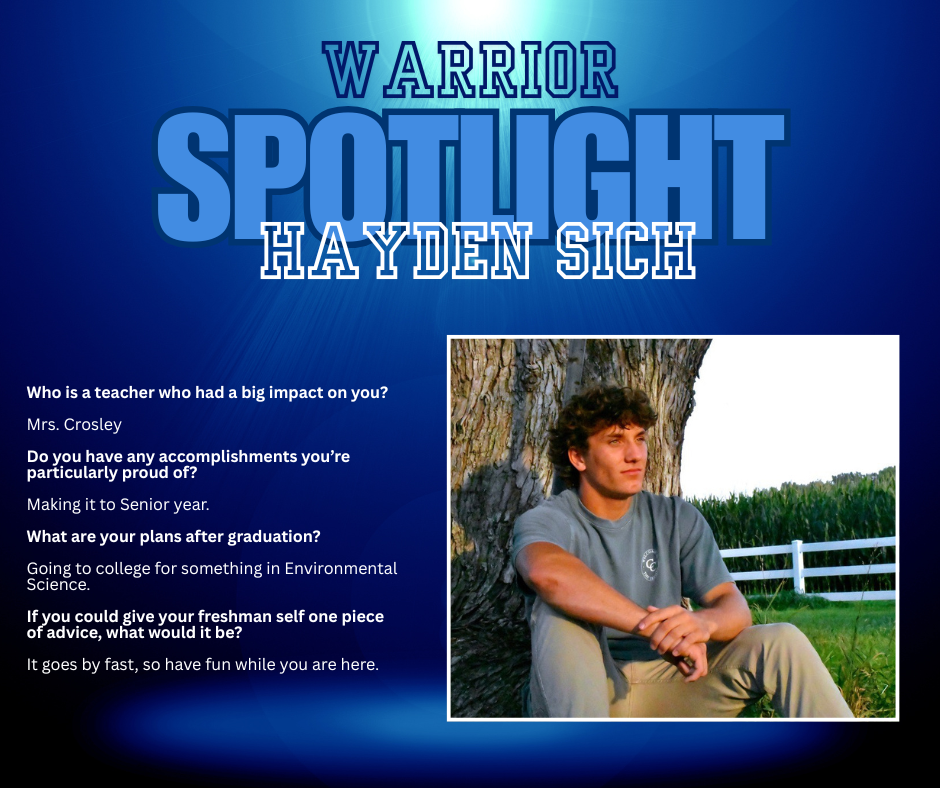 senior spotlight - hayden sich