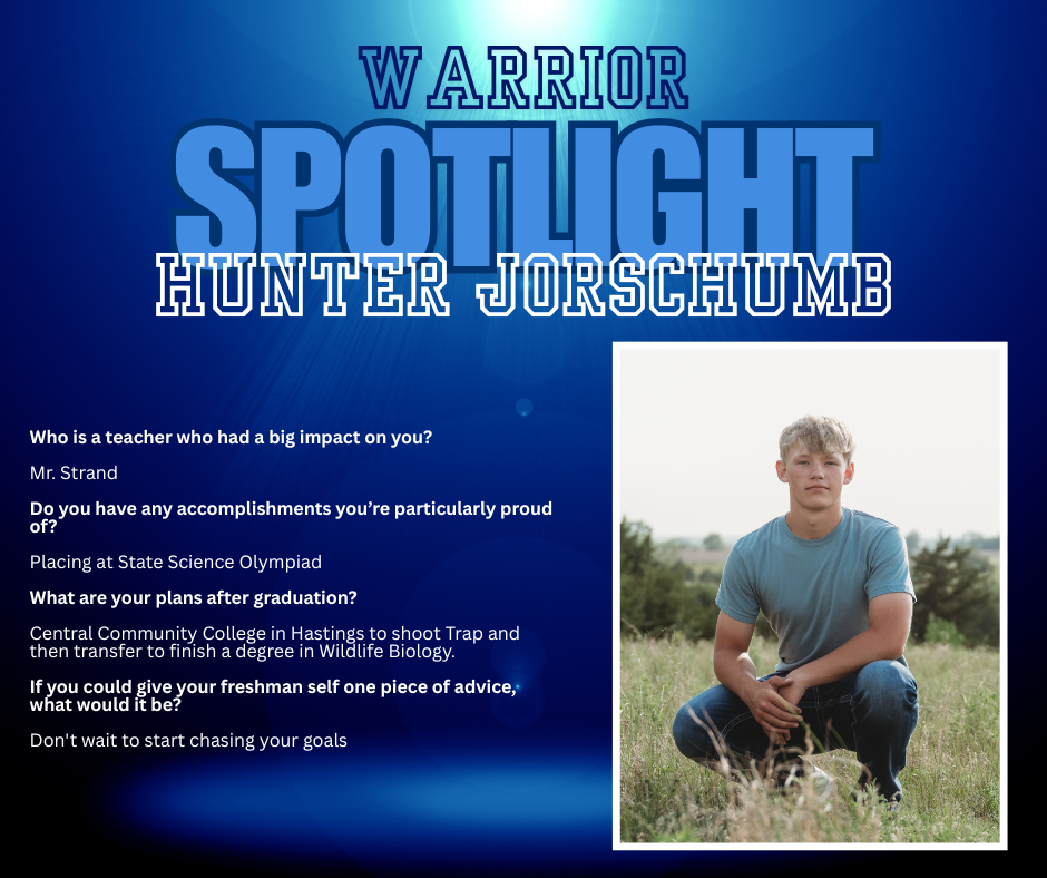 senior spotlight - hunter jorschumb