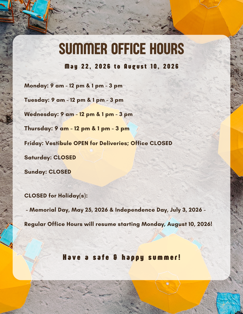 Summer Office Hours