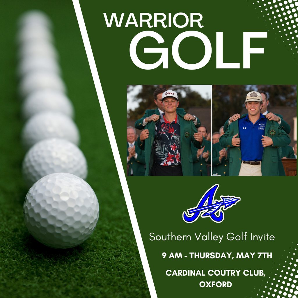 golf meet at oxford - thursday, may 7th - 9am