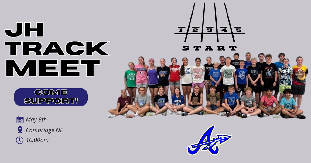 jh track meet at cambridge - friday, may 8th - 10am