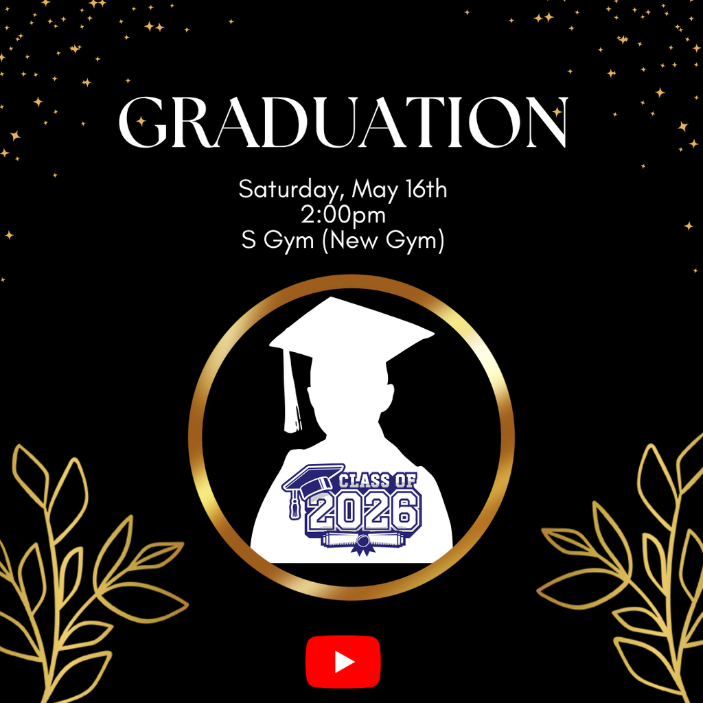 ahps graduation - class of 2026 - saturday, may 16th