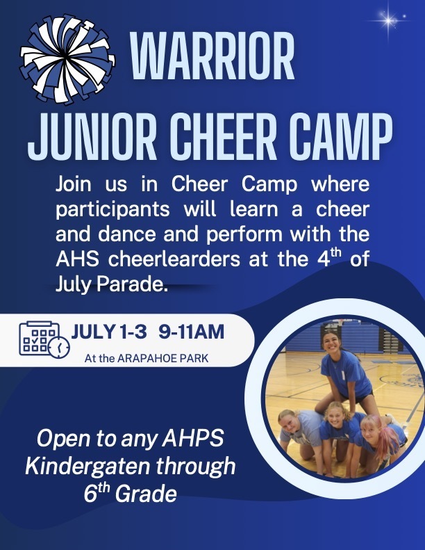 junior cheer camp info - summer 2026