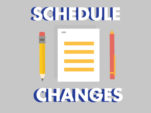 2026-2027 Class Schedule Changes