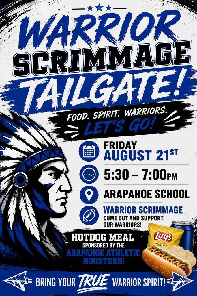 warrior scrimmage tailgate