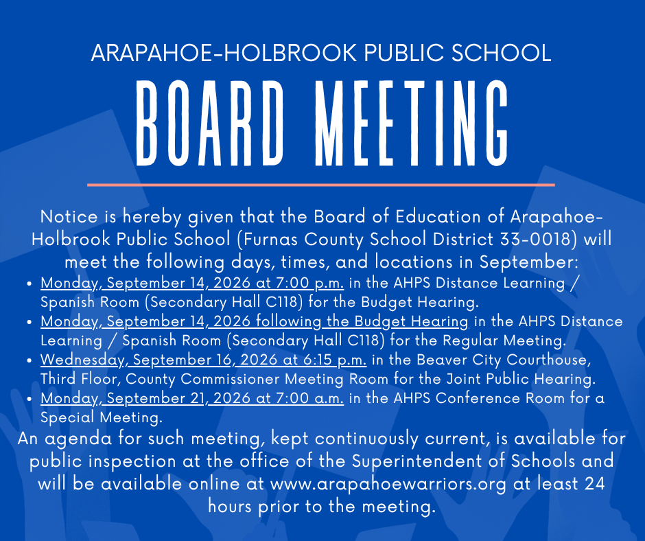 Meeting Notice(s)
