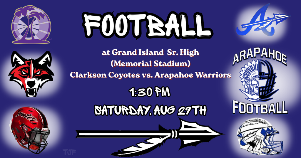 clarkson vs. arapahoe - football - sat. aug 29th - 2