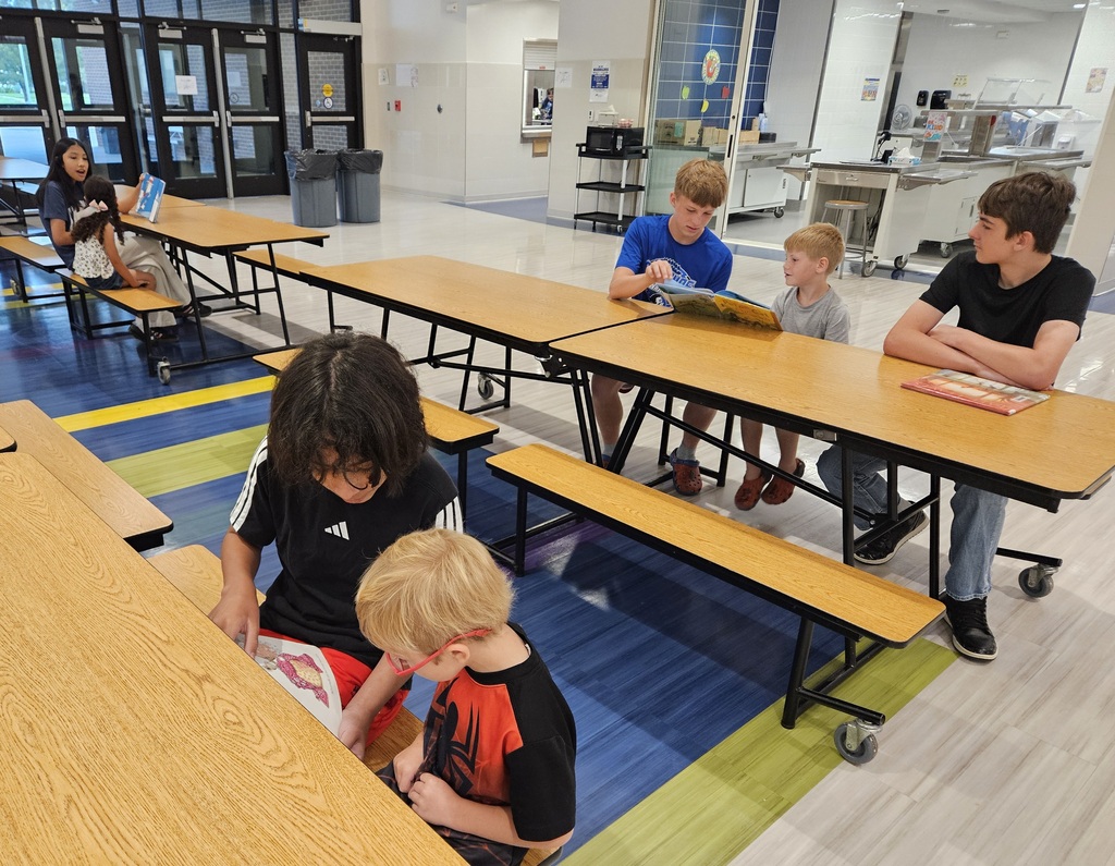 Students reading