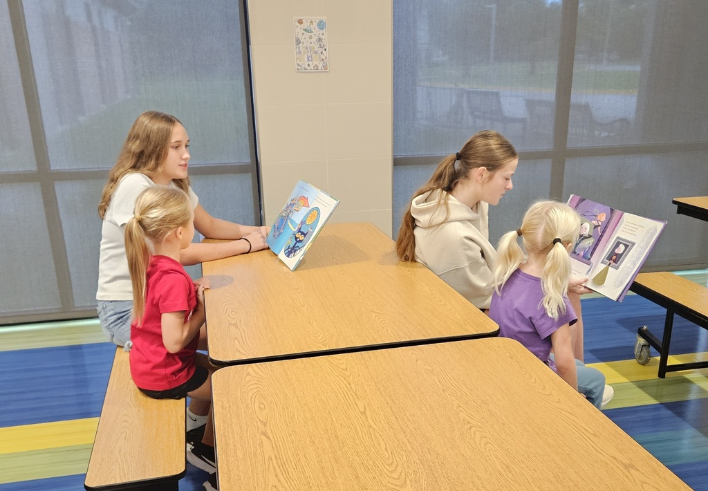 Students reading