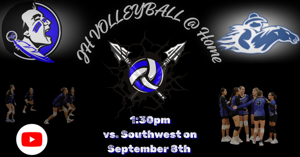 jh volleyball vs. southwest - tuesday september 8th - 1:30pm