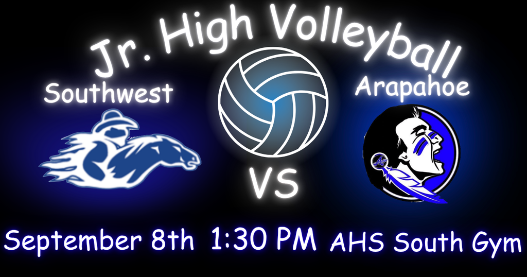 jh volleyball vs. southwest - tuesday september 8th - 1:30pm - 2