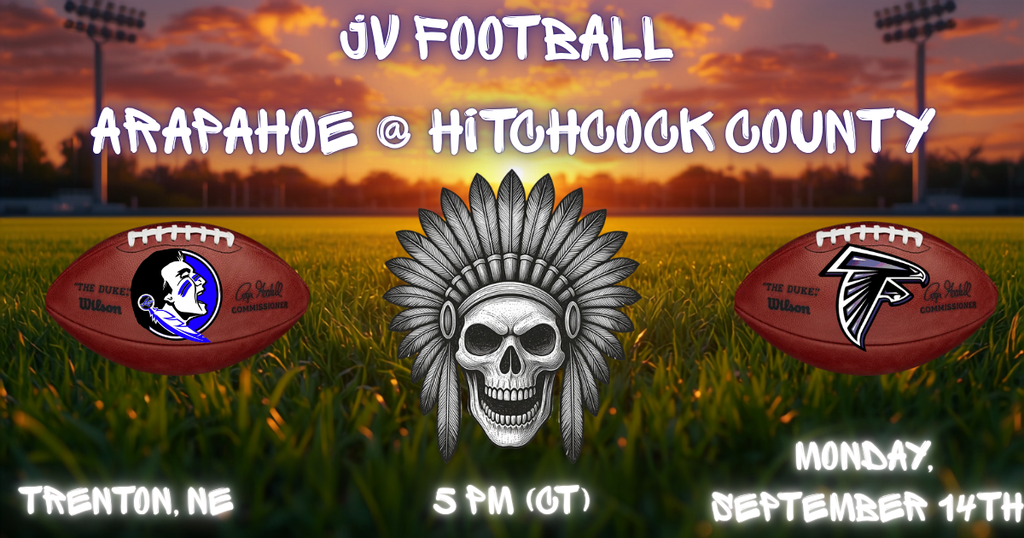 jv football at hitchcock county - monday september 14th