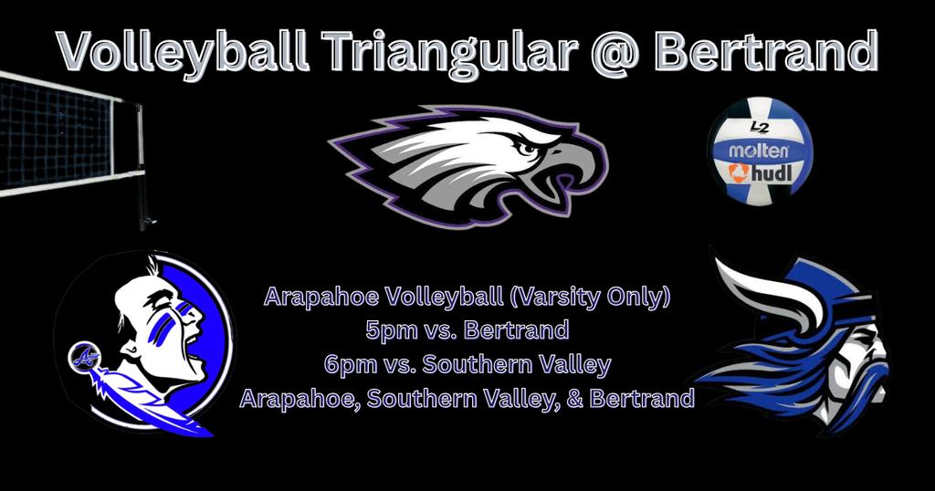 volleyball triangular at bertrand - thursday september 17th