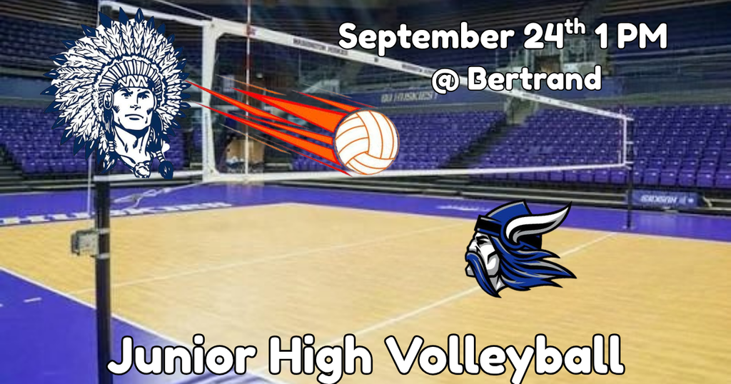 jh volleyball at bertrand - thursday september 24th