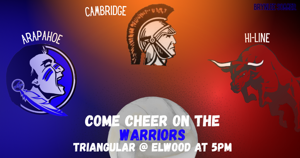 volleyball triangular at elwood - thursday, october 8th - 2