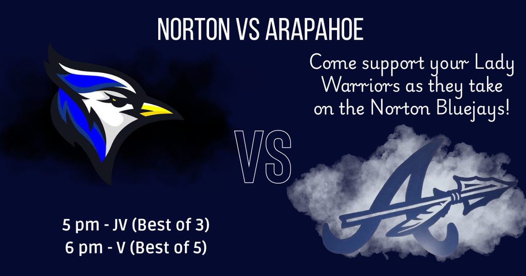 tuesday, october 13th - norton vs. arapahoe - 5 pm start