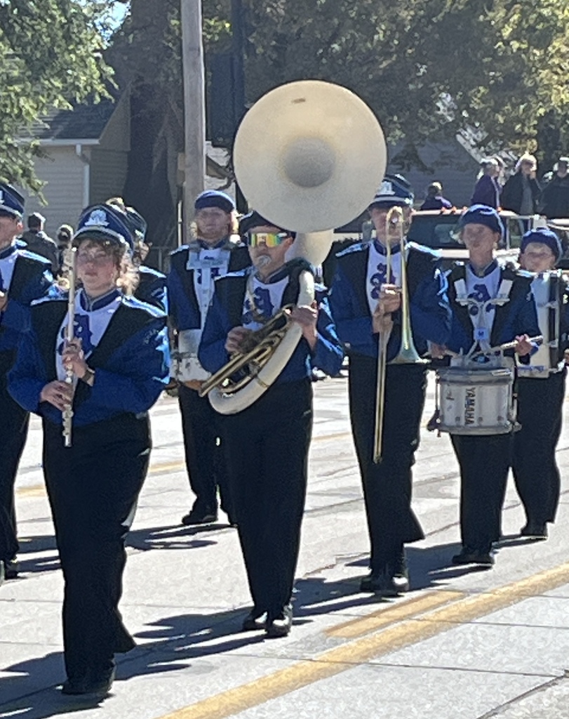Sousaphone close up