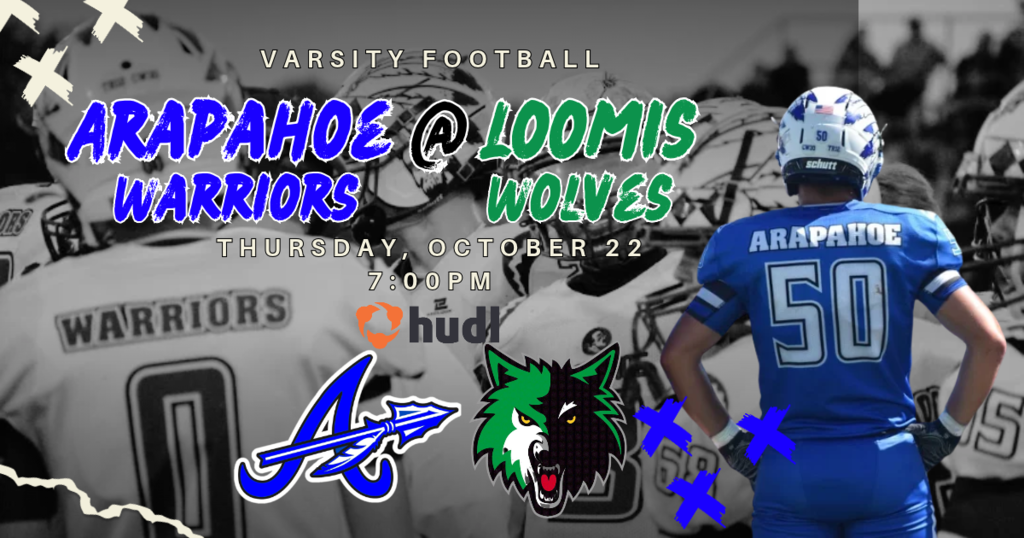 football at loomis - thursday, october 22nd - 7 pm start