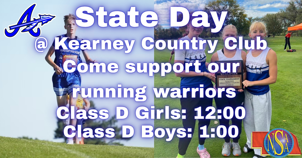 state xc meet - friday, october 23rd - 12pm start - race schedule