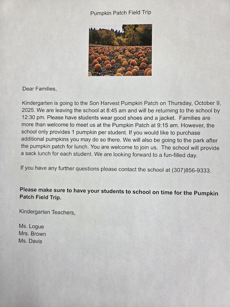 📢 Attention Kindergarten Families!