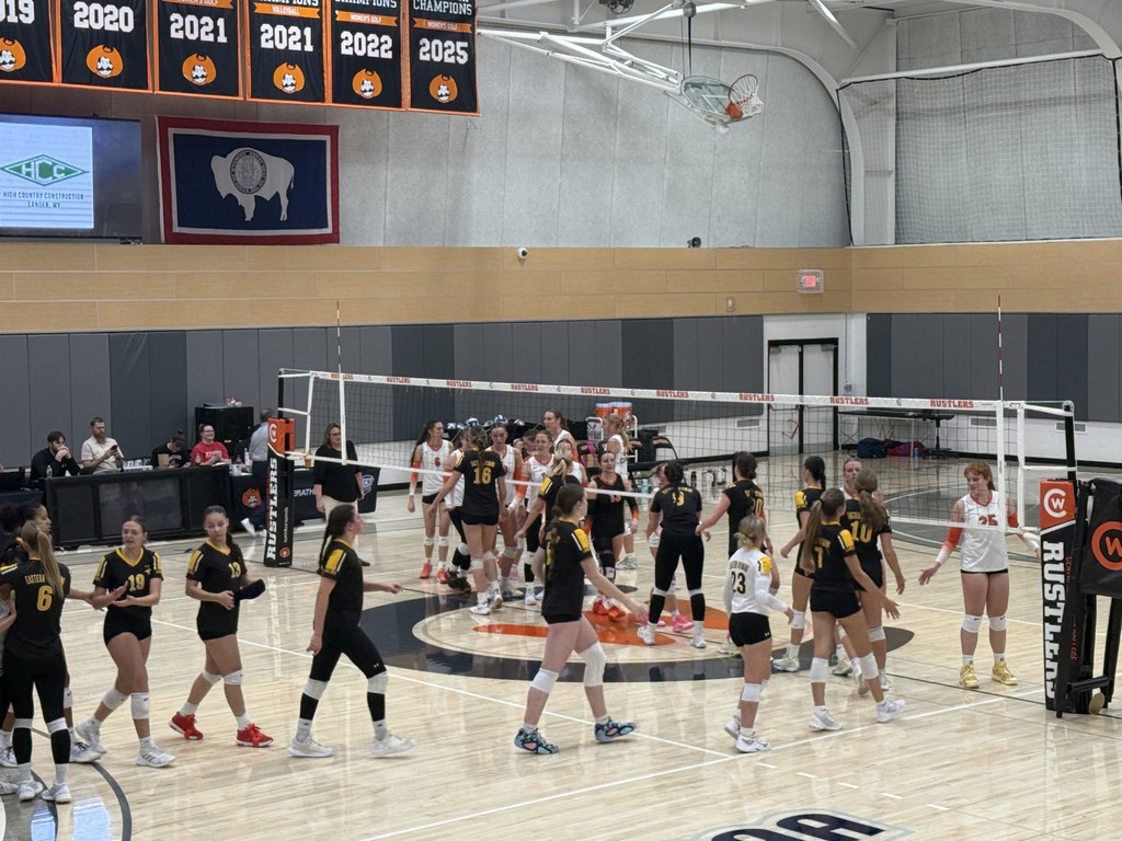 🏐✨ Falcons Supporting the Rustlers! 💛💙