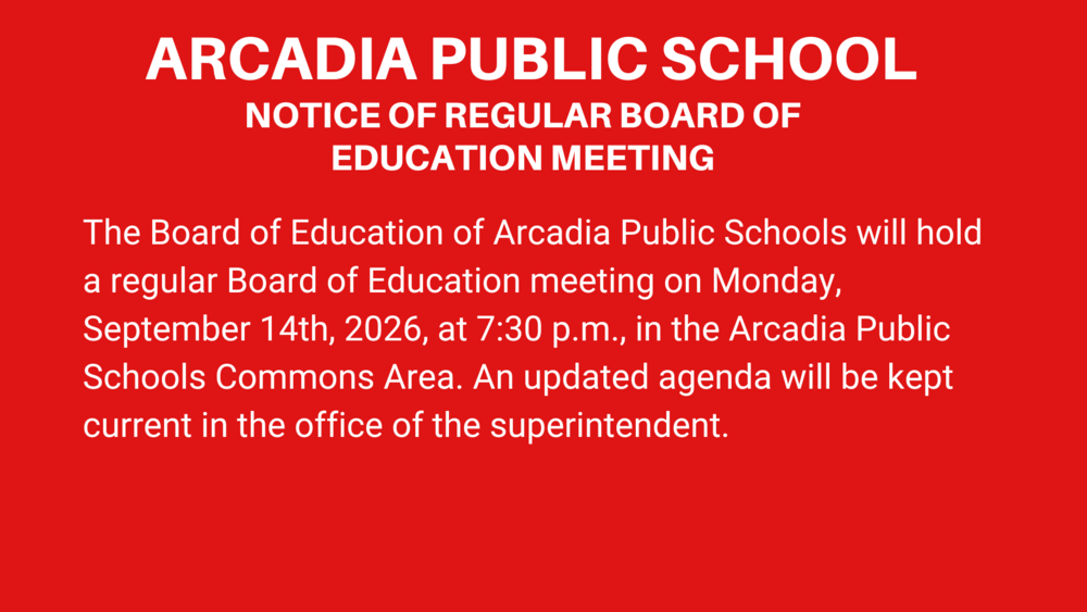 Sept. BOE Meeting Notice