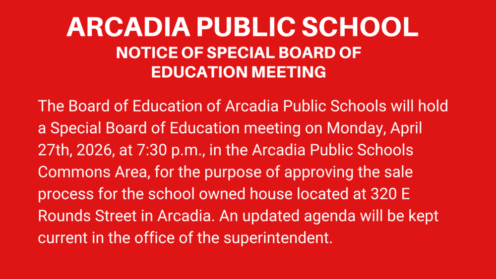 Special BOE Meeting