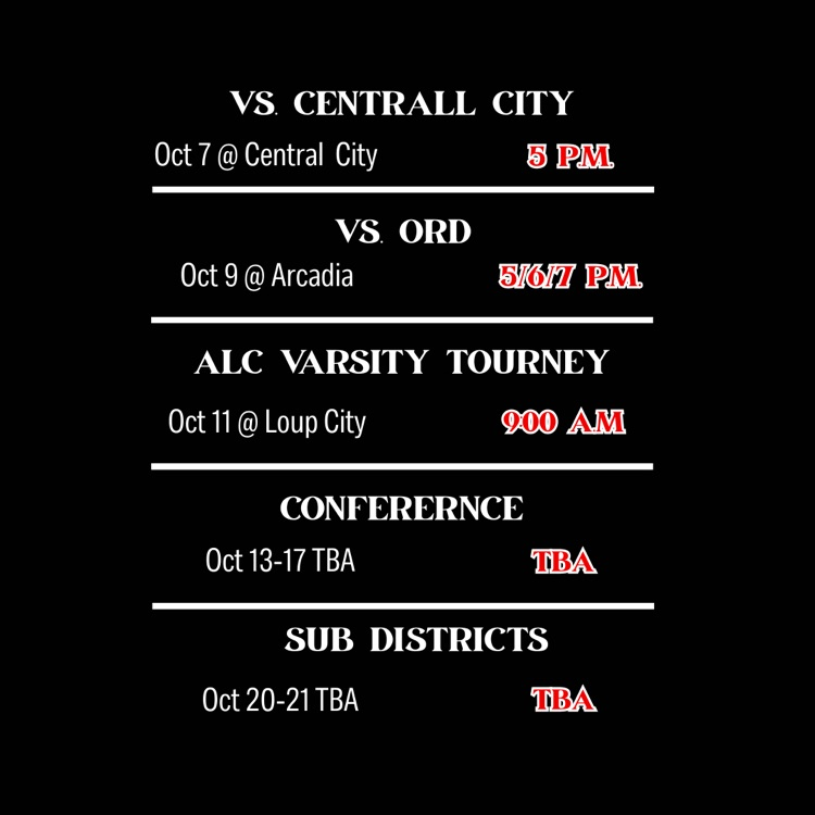 Schedule