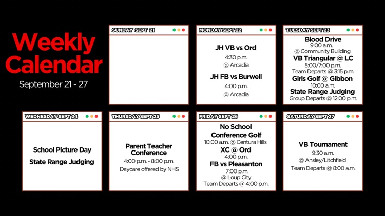 schedule