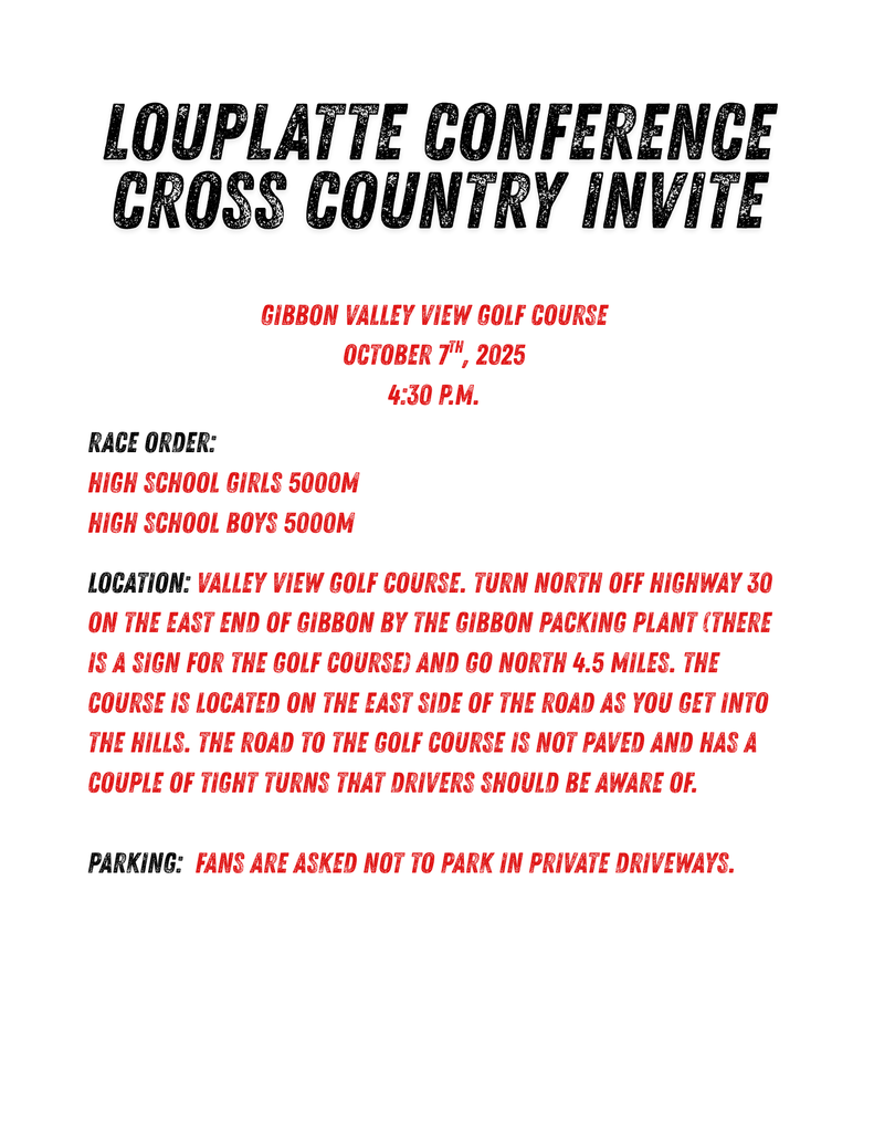 LPC XC Info