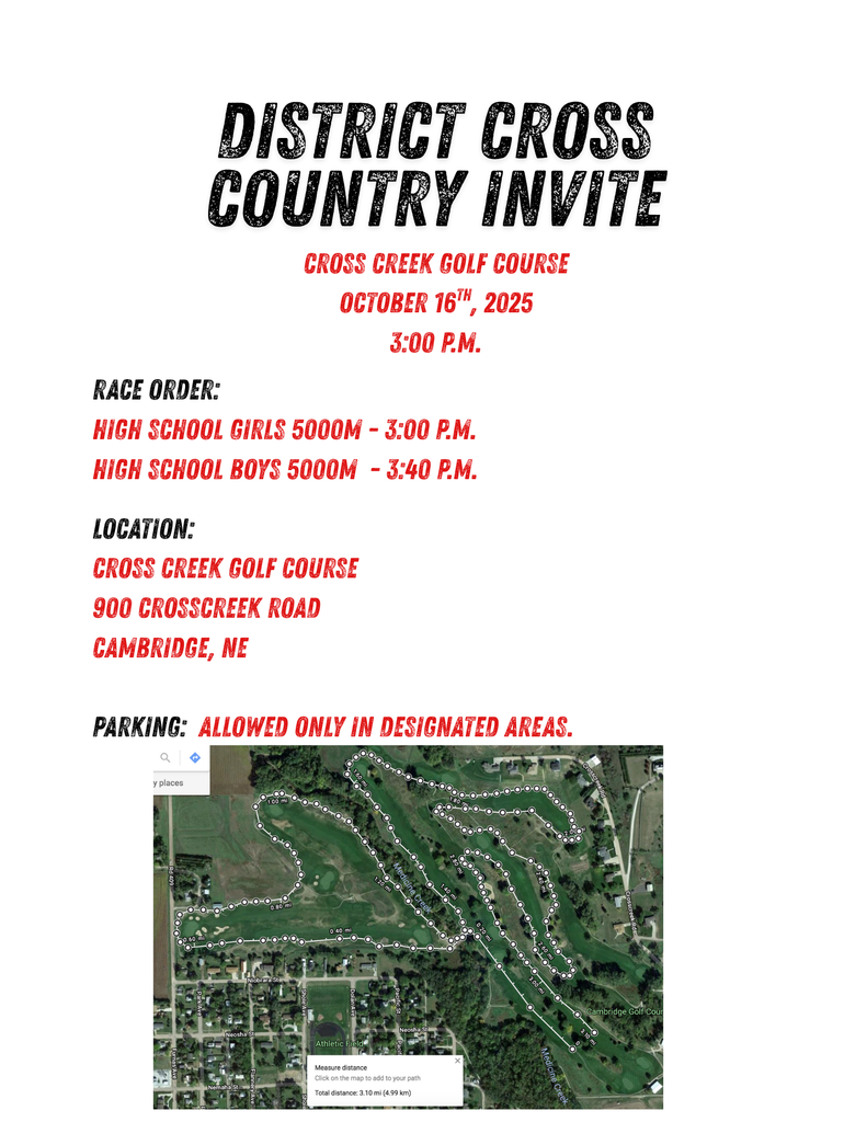 District XC Info