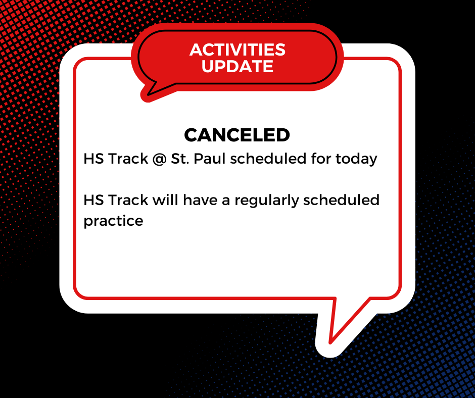 St. Paul Track Meet Canceled