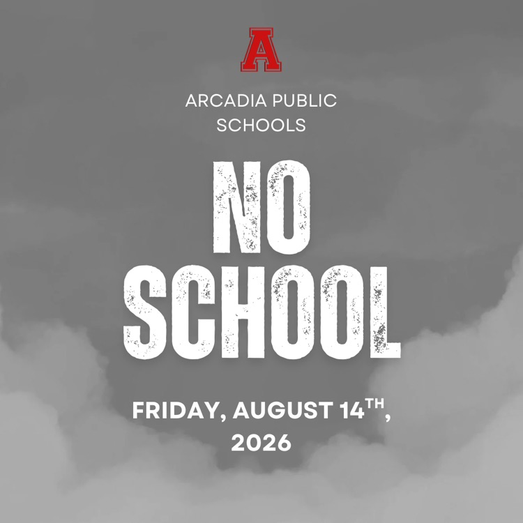 no school Friday August 13th