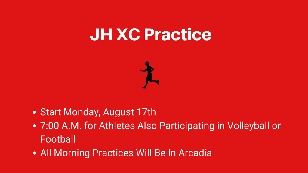 JH XC Practice