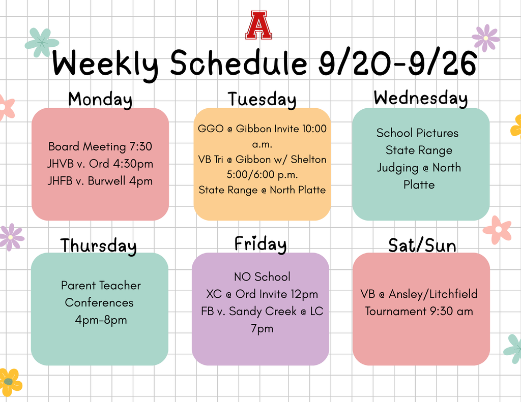 APS Weekly Schedule