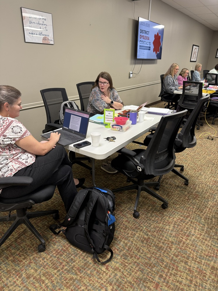 Principals and Contacts making sure they are aligned with the new dyslexia rules