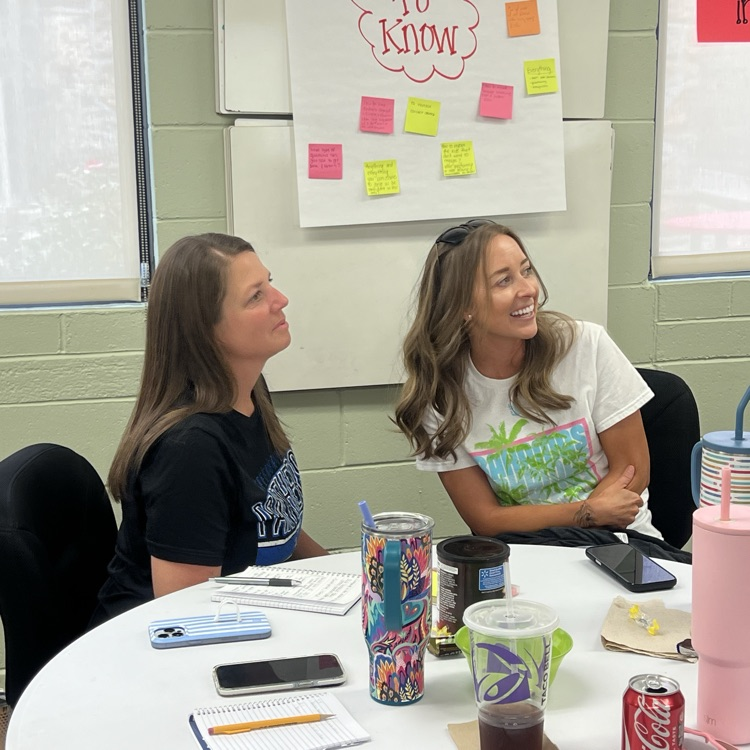 Educators share ideas and experiences during a group discussion activity.