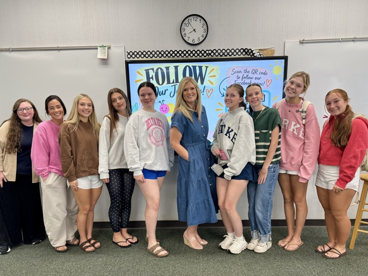 A group of future educators poses with Arch Ford Local Lead Captain Kristen Weatherall during a visit at Arkansas Tech University. The group gathered to learn and discuss early childhood education, with a focus on birth to age five.