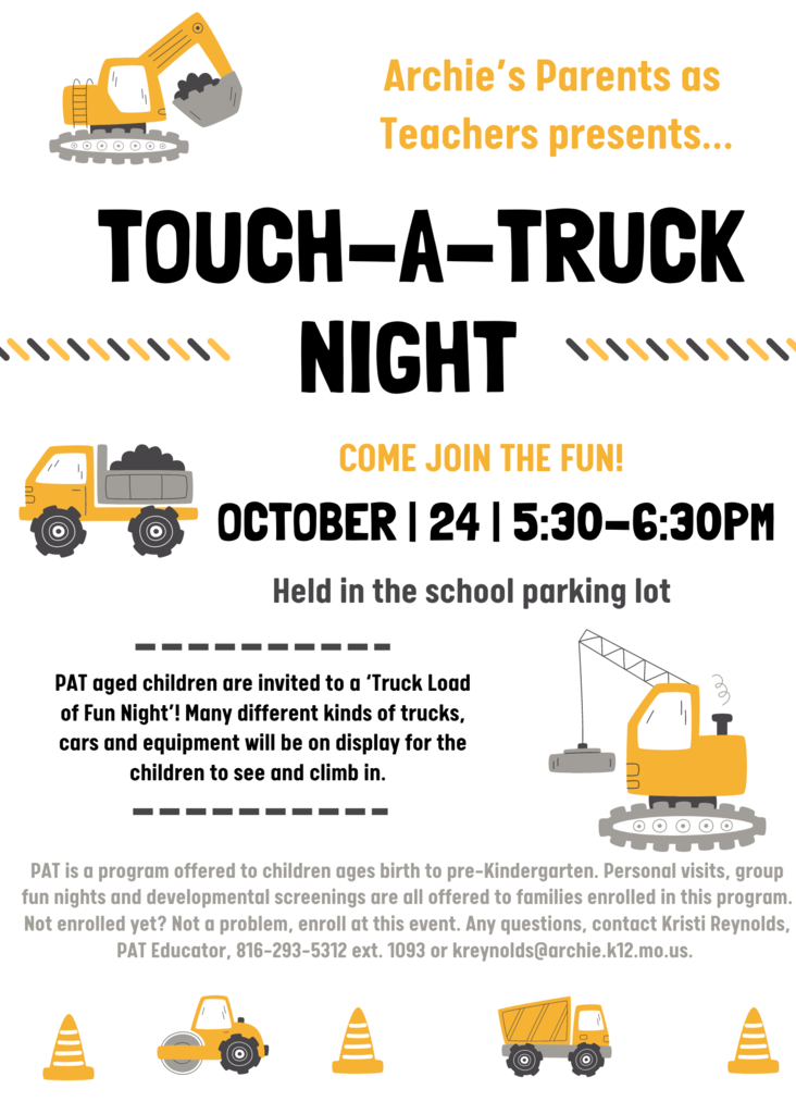 PAT Touch a Truck Night