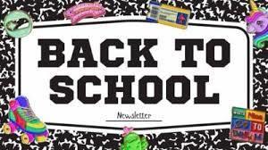 back to school newletter