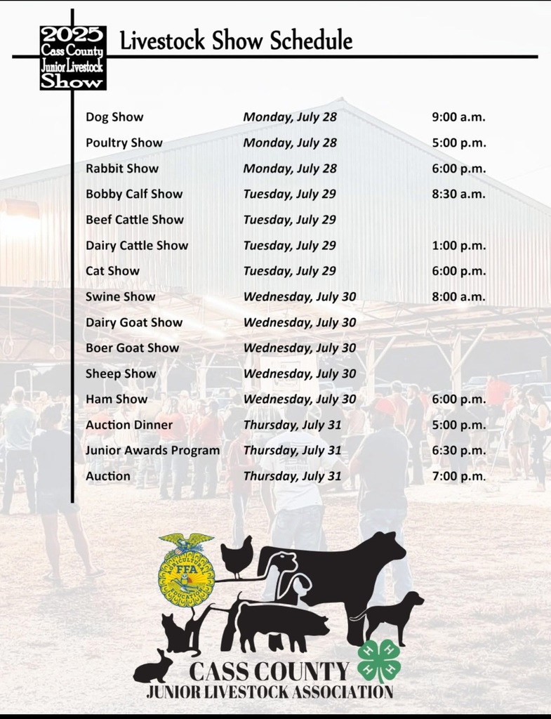 Show Schedule