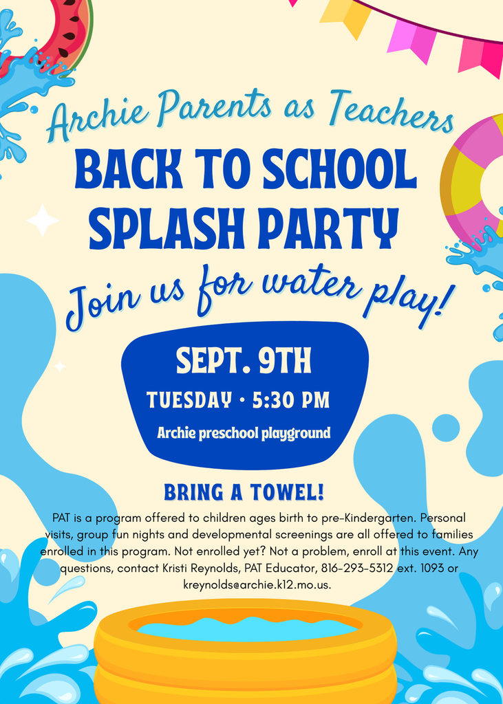 PAT Back to School Splash Party