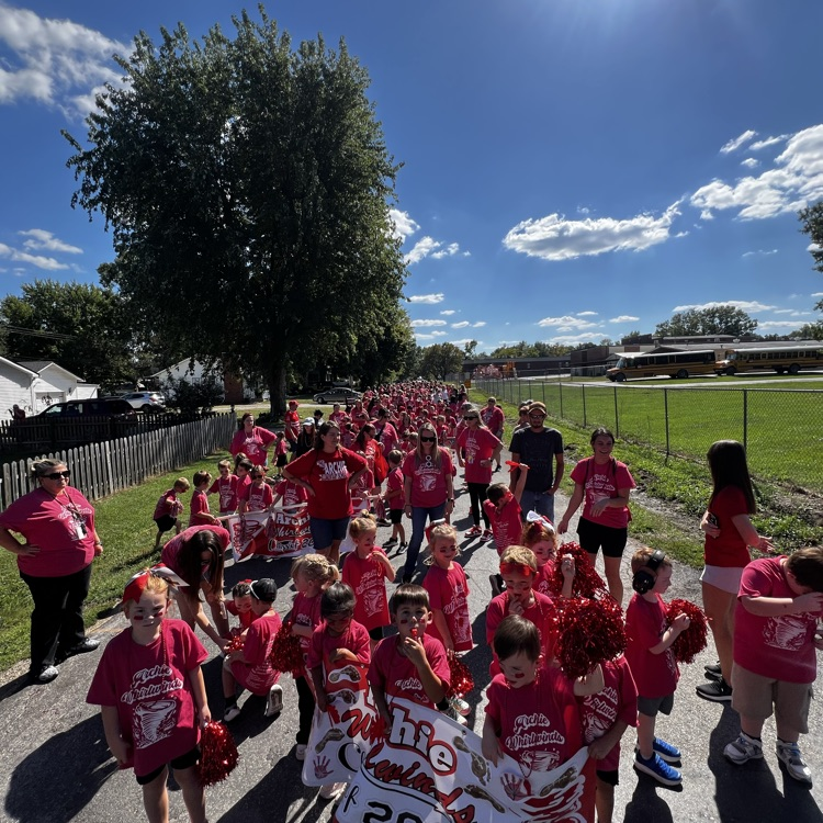 sea of red