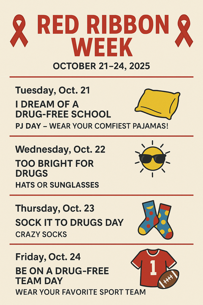 Flyer for Red Ribbon Week